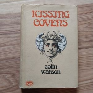 1972 First Edition Kissing Covens Book Collin Watson Witch Murder Mystery Novel